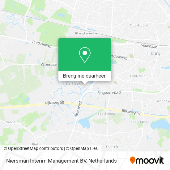 Niersman Interim Management BV kaart