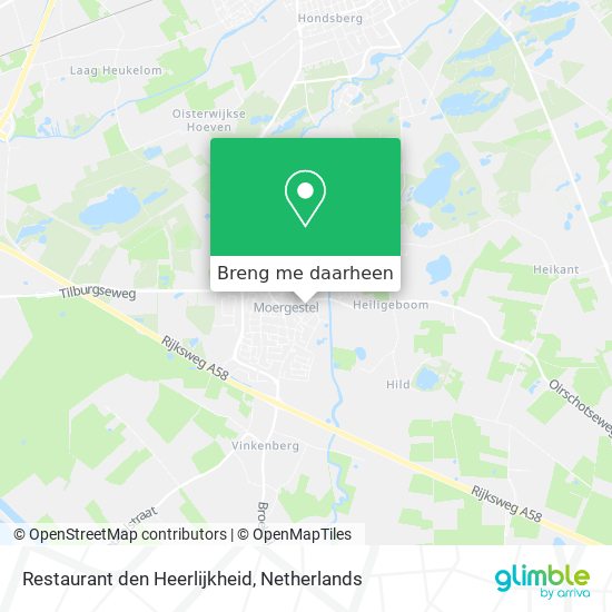 Restaurant den Heerlijkheid kaart