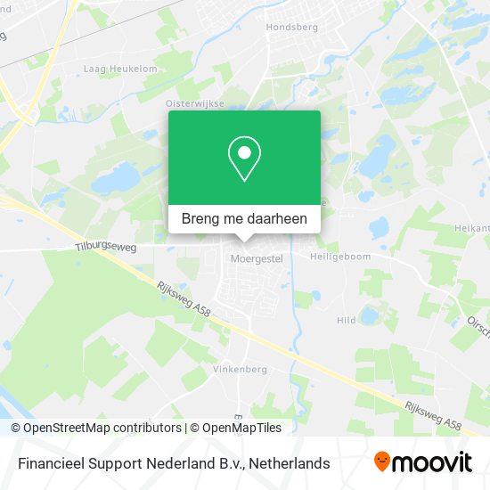 Financieel Support Nederland B.v. kaart