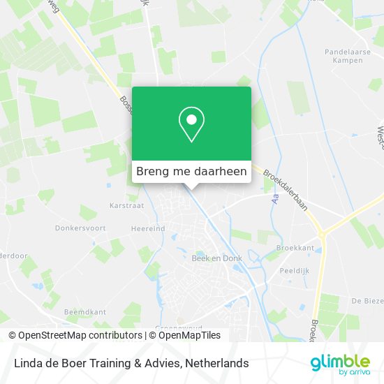 Linda de Boer Training & Advies kaart