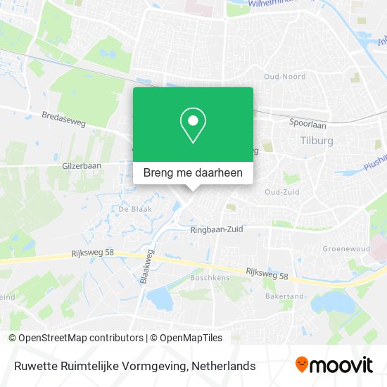 Ruwette Ruimtelijke Vormgeving kaart