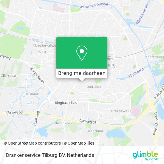 Drankenservice Tilburg BV kaart