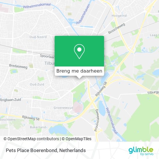 Pets Place Boerenbond kaart