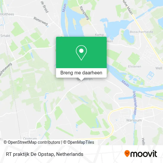 RT praktijk De Opstap kaart