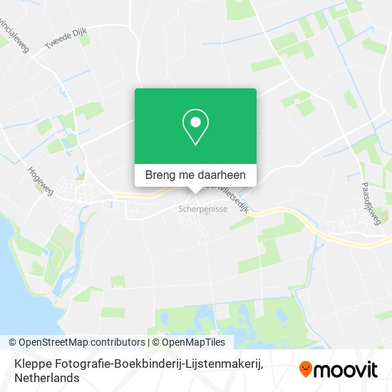 Kleppe Fotografie-Boekbinderij-Lijstenmakerij kaart