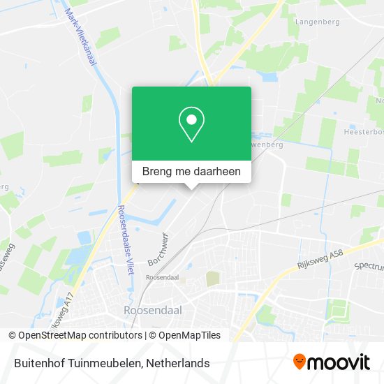 Buitenhof Tuinmeubelen kaart