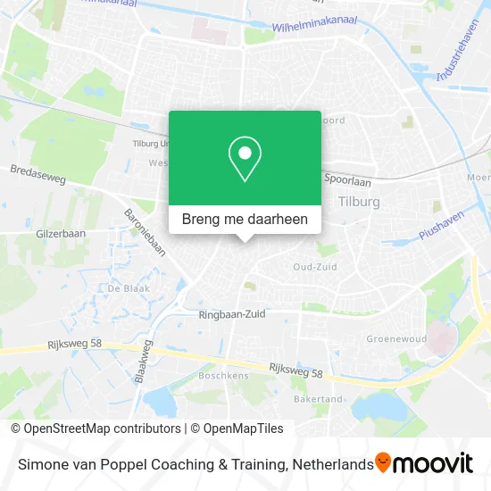 Simone van Poppel Coaching & Training kaart