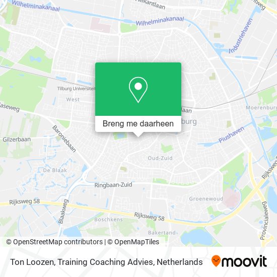 Ton Loozen, Training Coaching Advies kaart