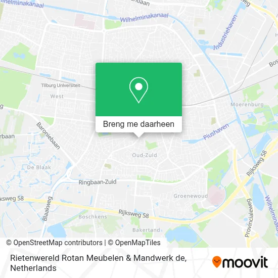 Rietenwereld Rotan Meubelen & Mandwerk de kaart