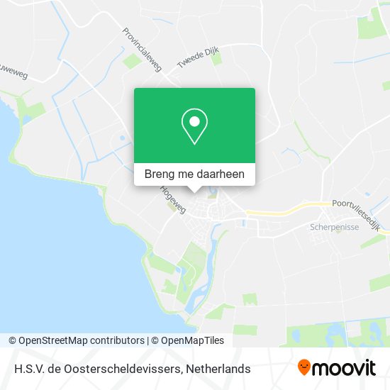 H.S.V. de Oosterscheldevissers kaart