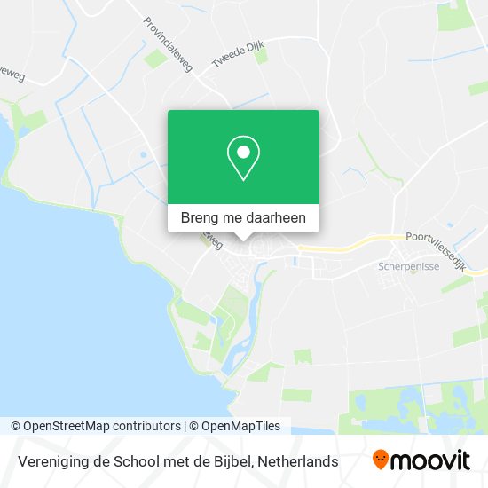 Vereniging de School met de Bijbel kaart