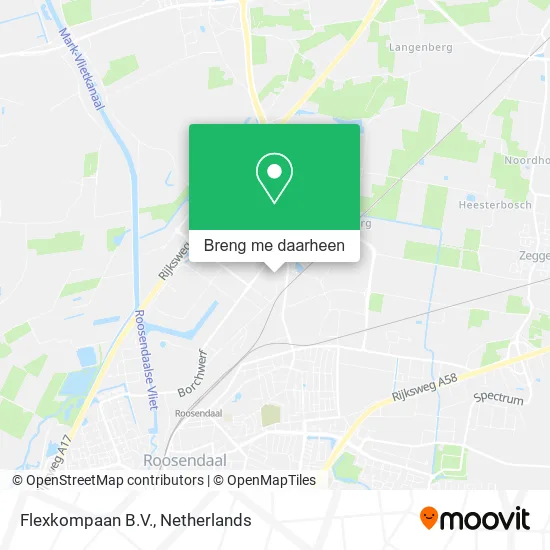 Flexkompaan B.V. kaart