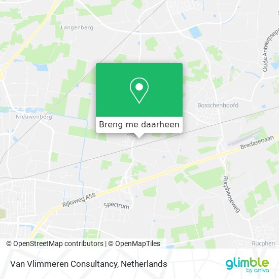 Van Vlimmeren Consultancy kaart