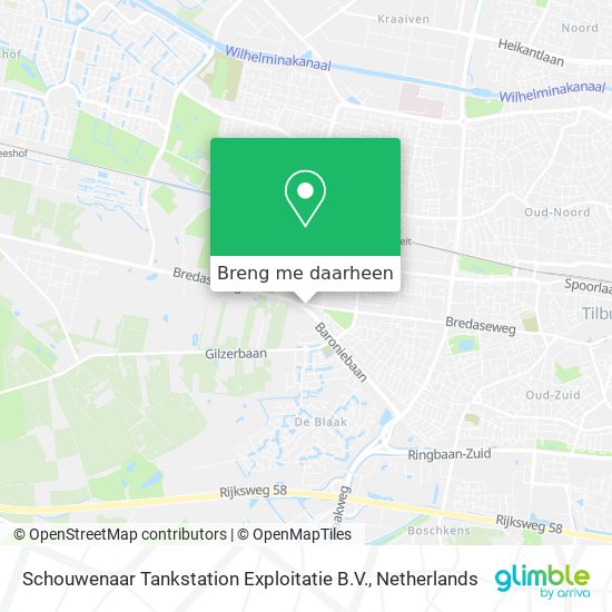 Schouwenaar Tankstation Exploitatie B.V. kaart