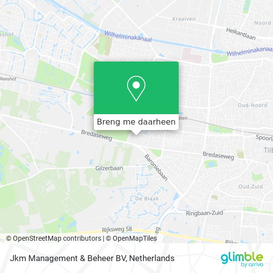 Jkm Management & Beheer BV kaart