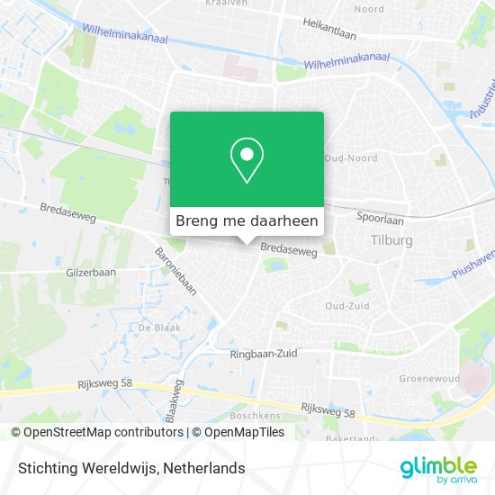 Stichting Wereldwijs kaart