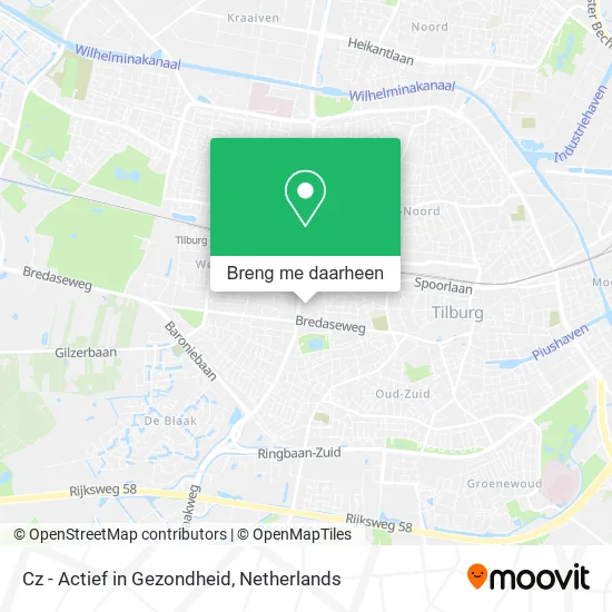 Cz - Actief in Gezondheid kaart