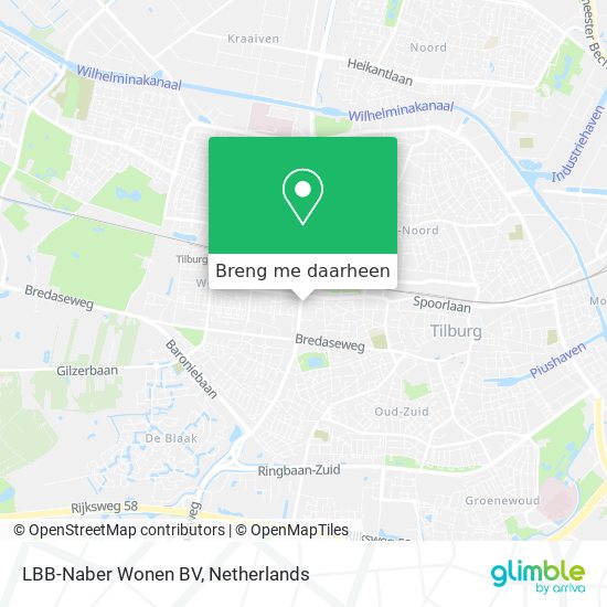 LBB-Naber Wonen BV kaart