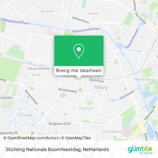 Stichting Nationale Boomfeestdag kaart