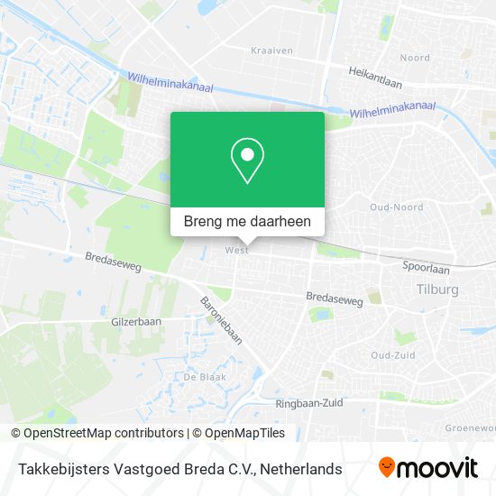 Takkebijsters Vastgoed Breda C.V. kaart