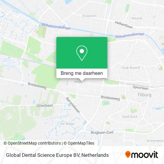 Global Dental Science Europe BV kaart