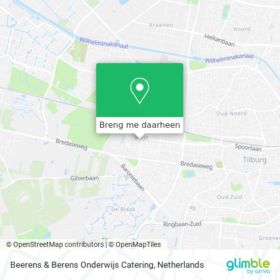 Beerens & Berens Onderwijs Catering kaart