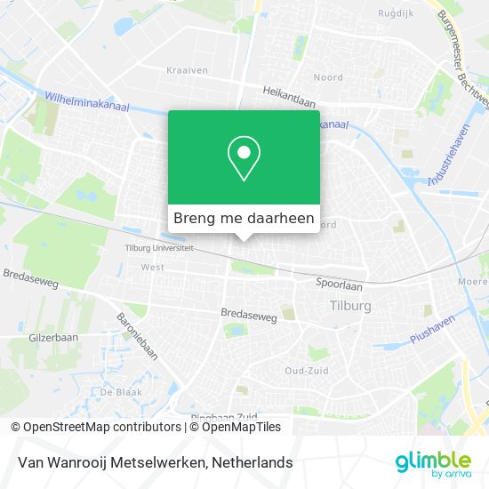 Van Wanrooij Metselwerken kaart