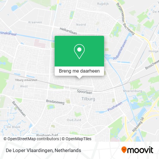 De Loper Vlaardingen kaart