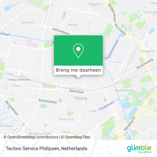 Techno Service Philipsen kaart