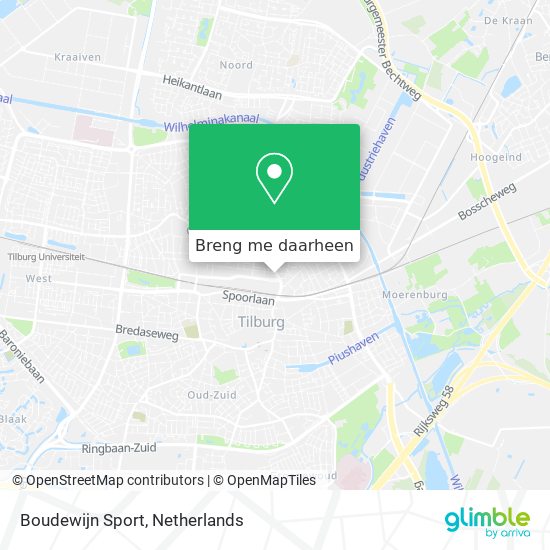 Boudewijn Sport kaart