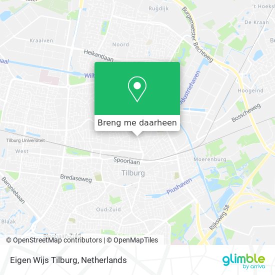 Eigen Wijs Tilburg kaart