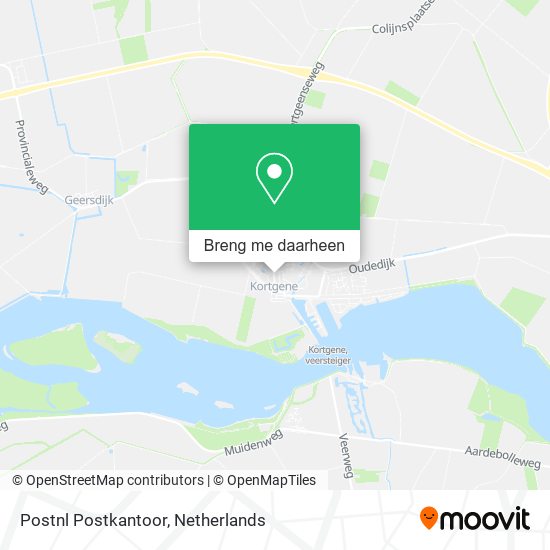 Postnl Postkantoor kaart