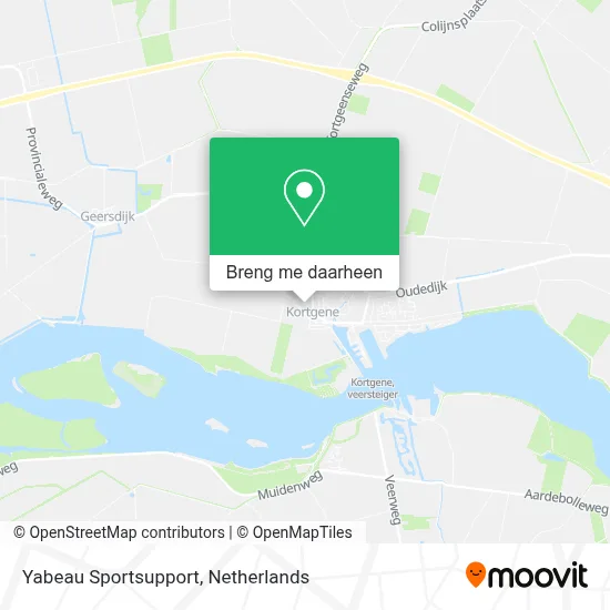 Yabeau Sportsupport kaart