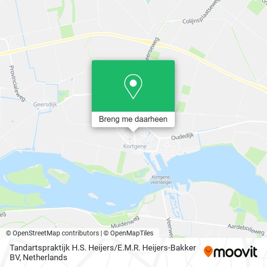 Tandartspraktijk H.S. Heijers / E.M.R. Heijers-Bakker BV kaart