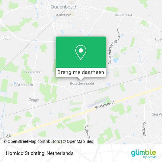 Homico Stichting kaart