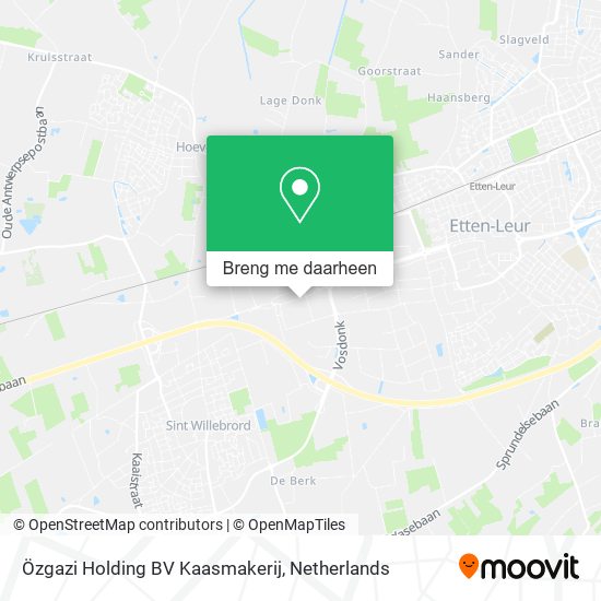 Özgazi Holding BV Kaasmakerij kaart