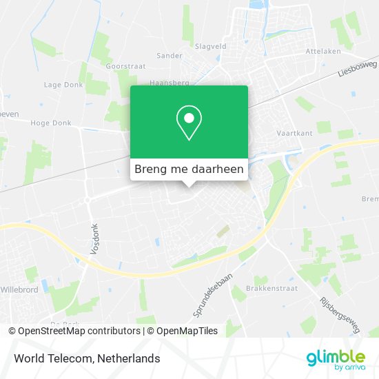 World Telecom kaart