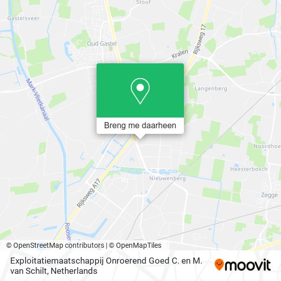 Exploitatiemaatschappij Onroerend Goed C. en M. van Schilt kaart