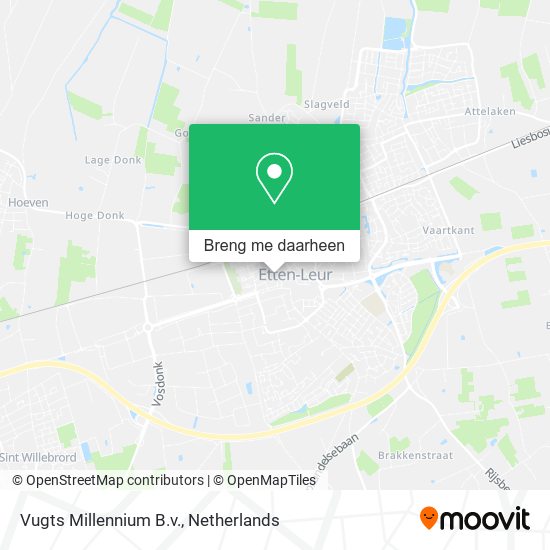 Vugts Millennium B.v. kaart
