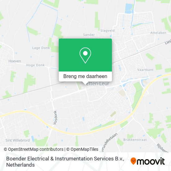 Boender Electrical & Instrumentation Services B.v. kaart