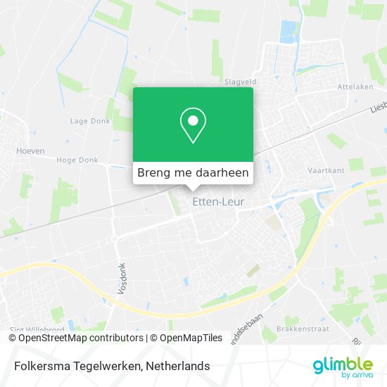 Folkersma Tegelwerken kaart