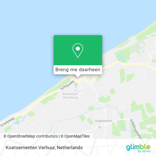 Koetsementen Verhuur kaart