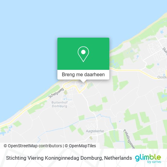 Stichting Viering Koninginnedag Domburg kaart