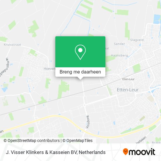 J. Visser Klinkers & Kasseien BV kaart