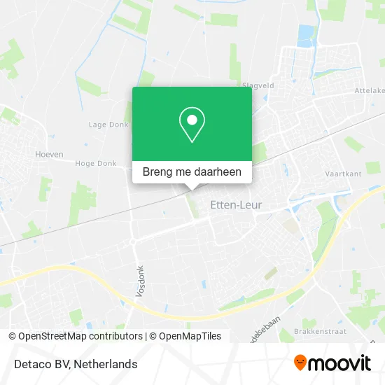 Detaco BV kaart