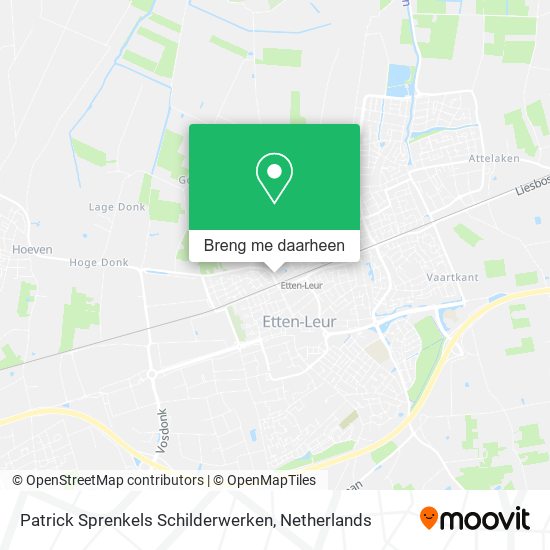 Patrick Sprenkels Schilderwerken kaart