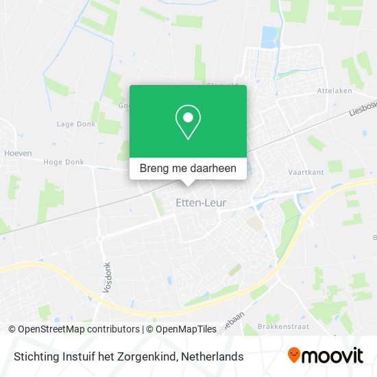 Stichting Instuif het Zorgenkind kaart