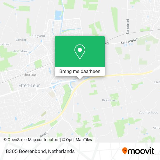 B305 Boerenbond kaart