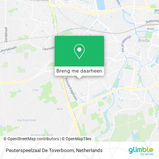 Peuterspeelzaal De Toverboom kaart