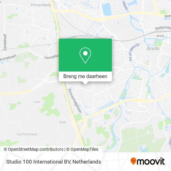 Studio 100 International BV kaart